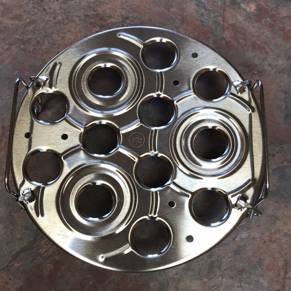 New Quick Cooker Stackable Steaming Rack Set - Picture 2 of 3